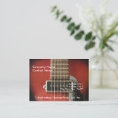Ich höre Gitarren Visitenkarte (Stehend Vorderseite)
