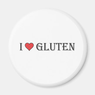 Ich höre Gluten - klarer Hintergrund Magnet