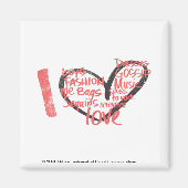 Ich höre Graffiti Pink Magnet (Vorne)