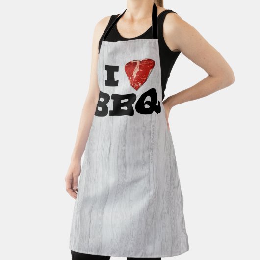 Ich höre GRILLEN, Funny Beef Steak Grill Schürze (InSitu)