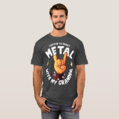 Ich höre Heavy Metal mit meinem Opa I Funny T-Shirt (Vorne ganz)