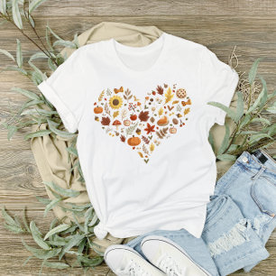 Ich höre Herbstblätter und Pumpkins Erntedank T-Shirt