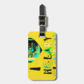 Ich höre Hillary Clinton: Graffiti Expression Art Gepäckanhänger (Vorderseite vertikal)