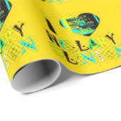 Ich höre Hillary Clinton: Graffiti Expression Art Geschenkpapier (Rolleneckpunkt)