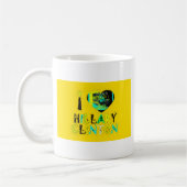 Ich höre Hillary Clinton: Graffiti Expression Art Kaffeetasse (Links)
