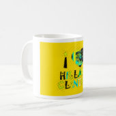 Ich höre Hillary Clinton: Graffiti Expression Art Kaffeetasse (Vorderseite Links)