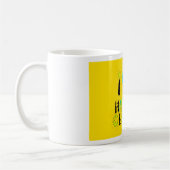 Ich höre Hillary Clinton: Graffiti Expression Art Kaffeetasse (Links)