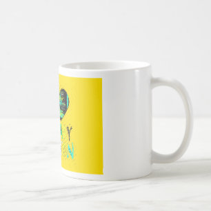 Ich höre Hillary Clinton: Graffiti Expression Art Kaffeetasse