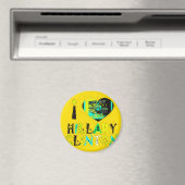 Ich höre Hillary Clinton: Graffiti Expression Art Magnet (In Situ (Geschirrspüler))