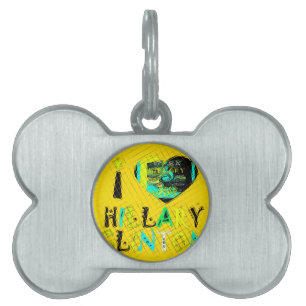 Ich höre Hillary Clinton: Graffiti Expression Art Tiermarke