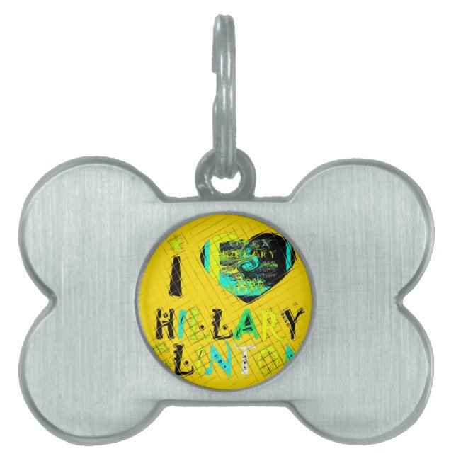 Ich höre Hillary Clinton: Graffiti Expression Art Tiermarke (Vorderseite)