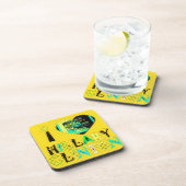 Ich höre Hillary Clinton: Graffiti Expression Art Untersetzer (Rechte Seite)