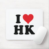 Ich höre HK-Initialen in Liebe H.k. Mousepad (Mit Mouse)