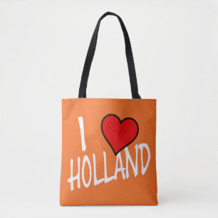 Ich höre Holland auf oder auf. Tasche