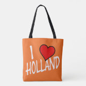 Ich höre Holland auf oder auf. Tasche (Rückseite)