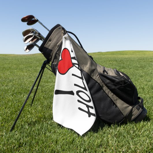 Ich höre Holland bk auf, auf gtcnt Golfhandtuch (Gras)