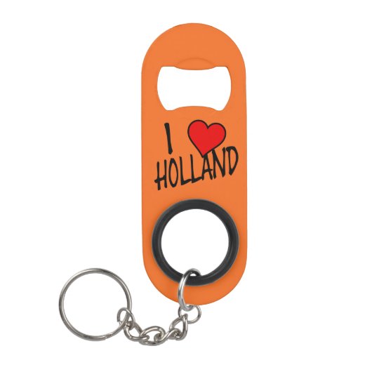 Ich höre Holland bk oder bocnt Mini Flaschenöffner (Vorderseite)