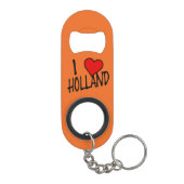 Ich höre Holland bk oder bocnt Mini Flaschenöffner (Rückseite)