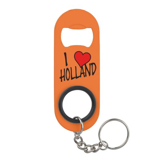Ich höre Holland bk oder bocnt Mini Flaschenöffner (Rückseite)