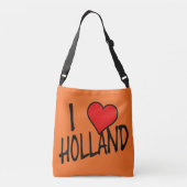 Ich höre Holland bk oder cbcnt Tragetaschen Mit Langen Trägern (Rückseite)