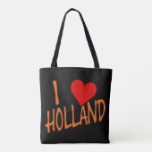 Ich höre Holland oder auf bk stcnt Tasche (Rückseite)
