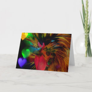 Ich höre Hühner Karte