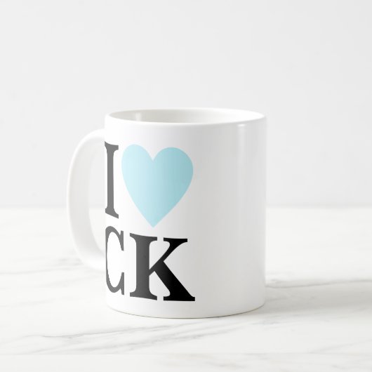 Ich höre Ihre Initialen | Fun Custom Monogram Kaffeetasse (Vorderseite Links)