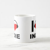 Ich höre Indie Funny Mug Kaffeetasse (Mittel)