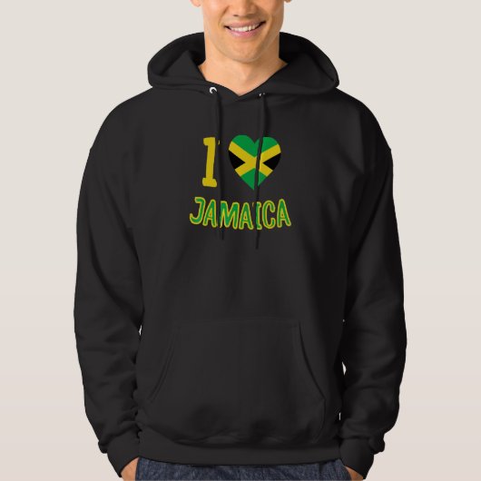 Ich höre Jamaika Hoodie (Vorderseite)