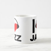 Ich höre Jazz Funny Mug Kaffeetasse (Mittel)