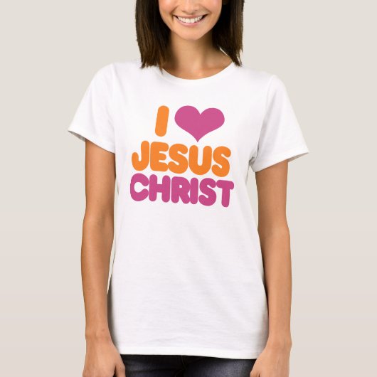 Ich höre Jesus Christus T-Shirt (Vorderseite)