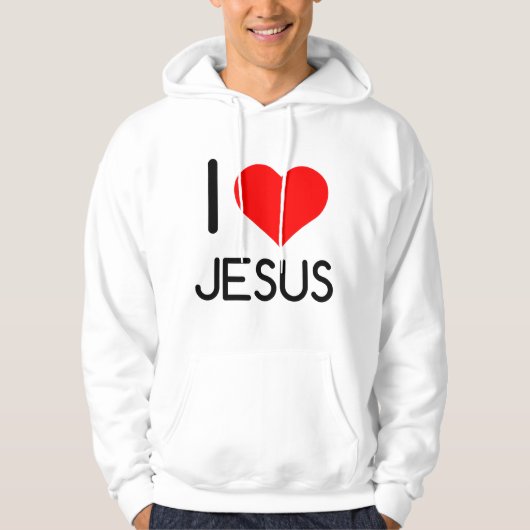 ICH HÖRE JESUS HOODIE (Vorderseite)