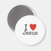 Ich höre Jesus Magnet (Vorderseite/Rückseite)