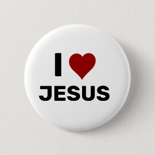 Ich höre JesusI Liebe Jesus Button