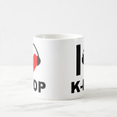 Ich höre K-Pop Funny Mug Kaffeetasse (Mittel)