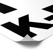 Ich höre K-Pop Funny Poster (Ecke)