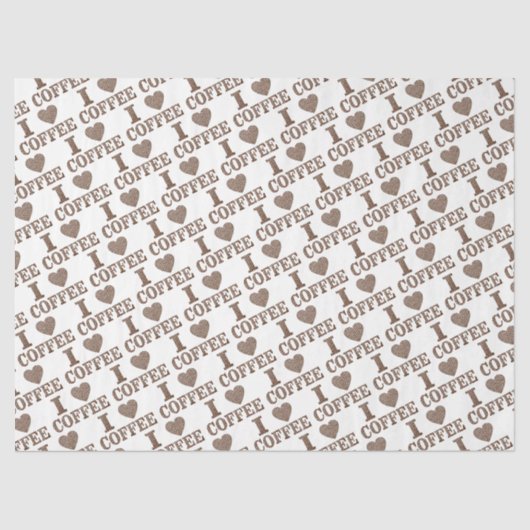 Ich höre Kaffeetapier Seidenpapier (Vorderseite)