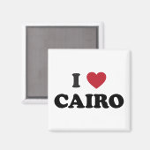 Ich höre Kairo Ägypten Magnet (Vorderseite/Rückseite)