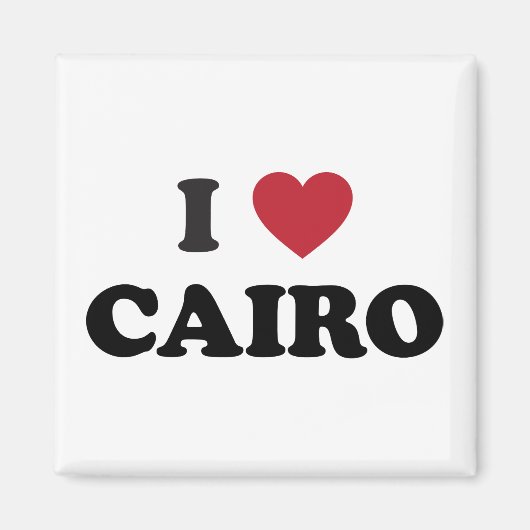 Ich höre Kairo Ägypten Magnet (Vorne)