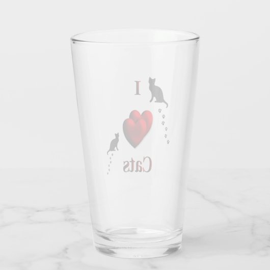 Ich höre Katzen Glas (Rückseite)