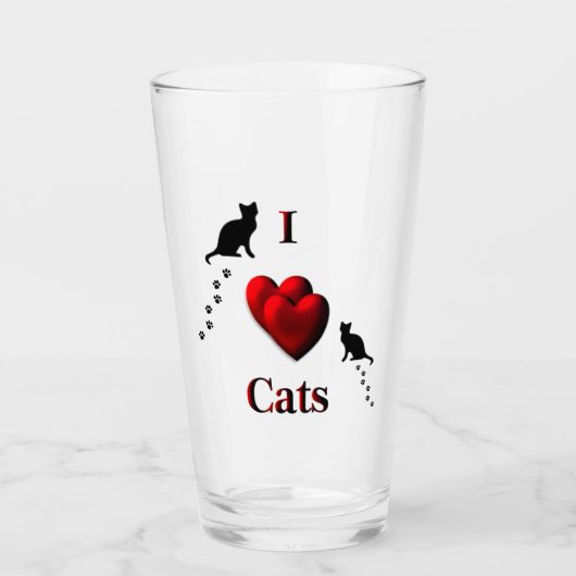 Ich höre Katzen Glas (Vorderseite)