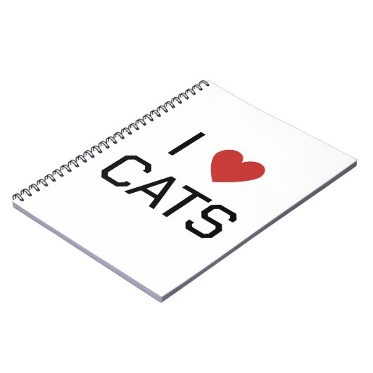 Ich höre Katzen Notizblock (Linke Seite)