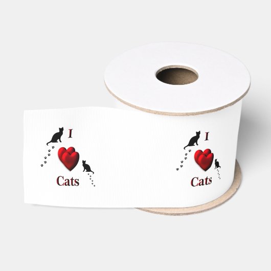 Ich höre Katzen Ripsband (Spule)