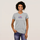Ich höre Katzen T-Shirt (Vorne ganz)
