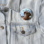 Ich höre kaum Abzeichen Button (Beispiel)