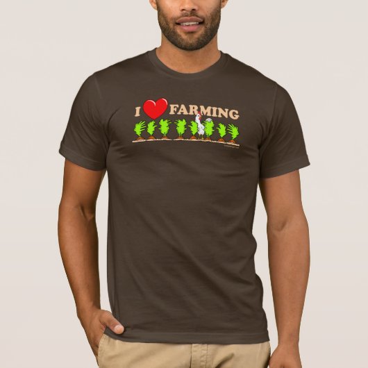 Ich höre Landwirtschaft T-Shirt (Vorderseite)