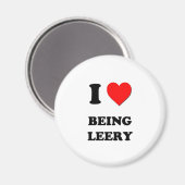 Ich höre, Leery zu sein Magnet (Vorderseite/Rückseite)