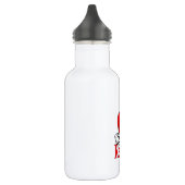 Ich höre Lesen Edelstahlflasche (Links)