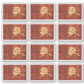 Ich höre (Liebe) Alaska auf der Brieftafelaufklebe Aufkleber (Vorderseite)