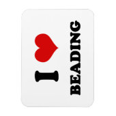 Ich höre Liebe Beading Magnet (Vertikal)